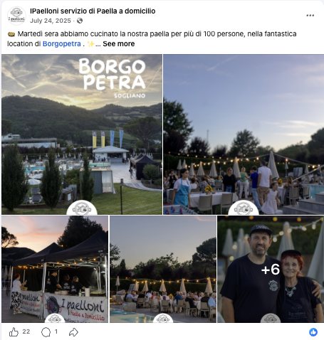 Post evento I Paelloni a Borgo Petra