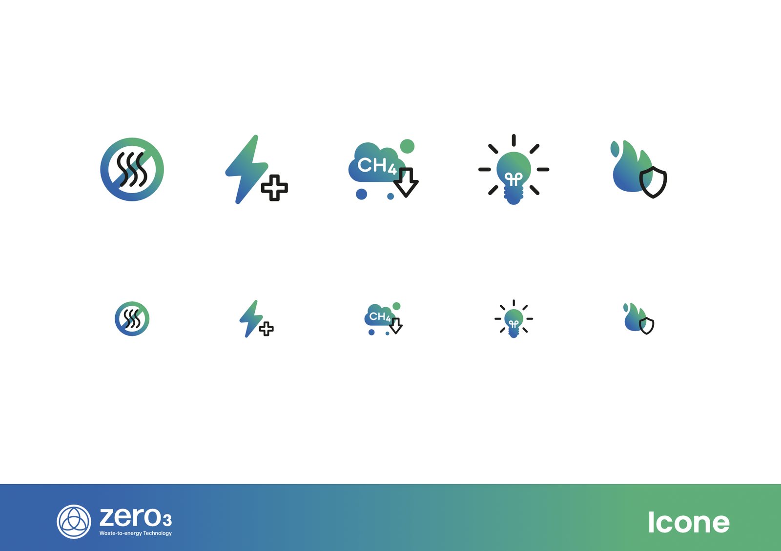Set di icone personalizzate Zero3